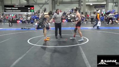 126 lbs Cons. Round 2 - Tegan Thrash, Maize vs Carson Mccrory, Bobcat WC