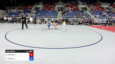 150 lbs Cons 128 #2 - George Maholtz, SC vs John Alvarez, CA