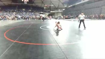 77 lbs Champ. Round 2 - Johnny `Bo` Baxter, Punisher Wrestling Company vs Henry Mills, Cherry Creek Wrestling Club