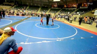 43-46 lbs Consolation - Hayden Wellman, Poteau Youth Wrestling Academy vs Axel Ramirez, Smith Wrestling Academy