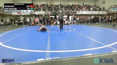 67 lbs 3rd Place - Kaleb Kelly, Broken Arrow Wrestling Club vs Riley Mcclure, Raw Wrestling Club