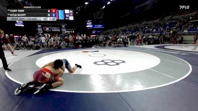 175 lbs Cons. Sub-rd Of 16 - Cody Kirk, AL vs Kyle Scott, PA