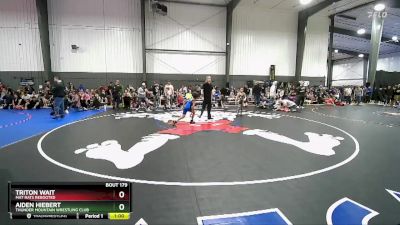 84 lbs Semifinal - Aiden Hiebert, Thunder Mountain Wrestling Club vs Triton Wait, Mat Rats Rebooted