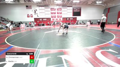 125 lbs Consi Of 8 #2 - Austin Zimmerman, UNATT - Edinboro vs Logan Wadle, Lehigh