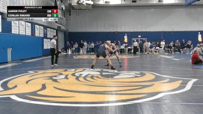 184 lbs Consi Of 8 #1 - Aaron Foley, Southern Maine vs Conlan Simard, Roger Williams