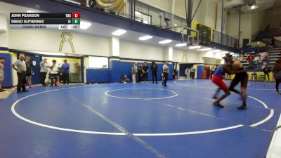 126 lbs Consolation - John Pearson, Tulsa Memorial vs Diego Gutierrez, Edison Eagles