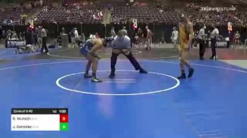 156 lbs Consi Of 8 #2 - Ronan Wunsch, Maize Wrestling vs Jesus Gonzalez, Othello WC