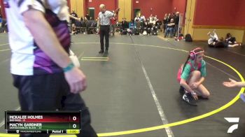 70 lbs Round 3 (6 Team) - McKalee Holmes, Bad Bass vs Macyn Gardner, Untouchables Black