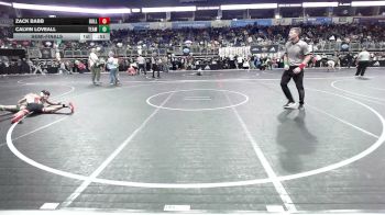 100 lbs Semifinal - Zack Babb, Bulls WC vs Calvin Loveall, Team Central WC