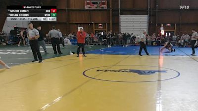 119 lbs Consi Of 16 #2 - Gianni Bench, Journeymen WC vs Brian Corbin, Wyoming Seminary