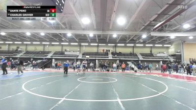 190 lbs Quarterfinal - Dante Peno, South Kingstown vs Charles Grover, Scituate