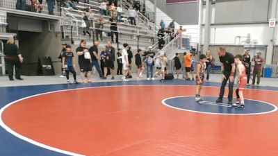 58 lbs Cons. Sub-semis - Carter Jennings, Buzzsaw Wrestling Club vs Lucas Mahavong, Eagle Point Youth Wrestling Club