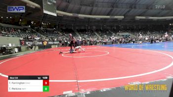 88 lbs Round Of 32 - Tripp Farrington, Crazy Goats vs Tristan Perkins, Smithville Youth Wrestling