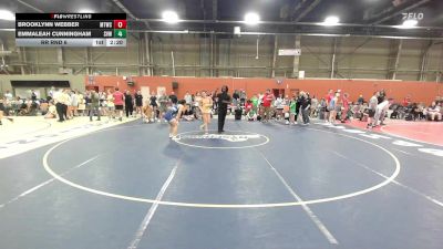 57 kg Rr Rnd 6 - Brooklynn Webber, New England Trappers Black - GHSE vs EmmaLeah Cunningham, Silent Victory - GHSE