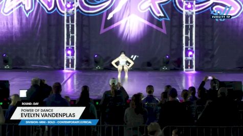 Power of Dance - Evelyn VandenPlas [2025 Mini - Solo - Contemporary/Lyrical Day] 2025 DanceFest Grand Nationals