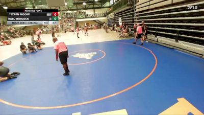 186-202 lbs Cons. Round 1 - Tyren Moore, Eureka Wrestling Club vs Kael Morlock, JC College