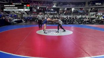 6A 175 lbs 1st Place Match - Damarcus Powe, Gardendale Hs vs Mason Hussey, Pike Road School