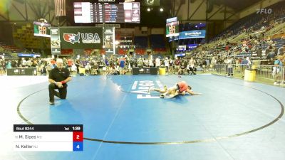 138 lbs Cons 4 - Miller Sipes, MO vs Nate Keller, NJ