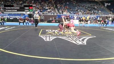 Girls-135 lbs Cons. Round 1 - Symiah Stone, Eaton Rapids (Girls) vs Olivia Pettigrew, St Johns (Girls)