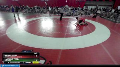 157 lbs Cons. Round 4 - Maximus Todd, Wisconsin vs Brody Seese, Askren Wrestling Academy