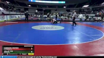 5 lbs Quarterfinal - Willie Cox, Wetumpka vs Juddson Cromer, Alexandria HS