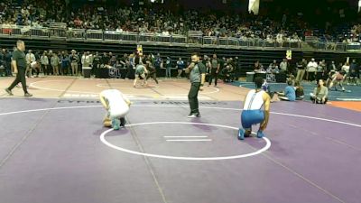 5A 190 lbs 3rd Place Match - Gabriela Knight, Comal Smithson Valley vs Lyric Larry, New Braunfels
