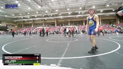 135 lbs Semifinal - Luke Jones, Pittsburg vs Daxton Downing, Kansas Young Guns