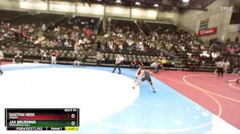 123 lbs Champ. Round 1 - Jax Bruening, Providence Hall vs Daxton Hess, Weber