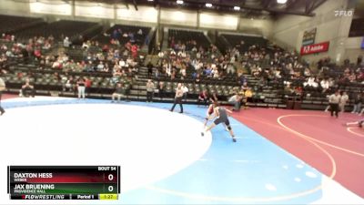 123 lbs Champ. Round 1 - Jax Bruening, Providence Hall vs Daxton Hess, Weber
