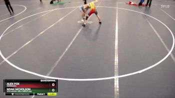 126 lbs Quarterfinal - Noah Nicholson, Stillwater Area Wrestling vs Alex Fox, Minnesota