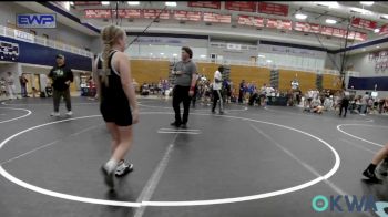 95 lbs Rr Rnd 2 - Zadayah Adams, Lone Grove Takedown Club vs Nevaeh Smith, Smith Wrestling Academy