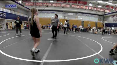 95 lbs Rr Rnd 2 - Zadayah Adams, Lone Grove Takedown Club vs Nevaeh Smith, Smith Wrestling Academy