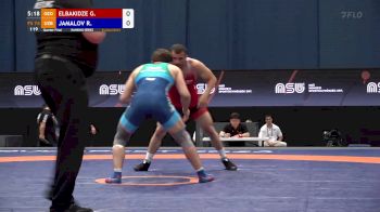 74 kg Quarter Final - Razambek Zhamalov, UZB vs Giorgi Elbakidze, GEO