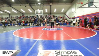 126 lbs Consi Of 8 #2 - Mackenzie Flores, Sand Springs JH (SS) vs Chevy Schuh, Sallisaw Lady Black Diamonds