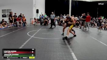 160 lbs Semis (4 Team) - Colton Quinn, Dirty Jersey vs Spencer Davern, Ohio Gold