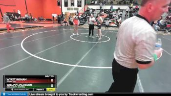 182 lbs 3rd Place Match - William Jacobson, Chicago (MT. CARMEL) vs Wyatt Ingham, AMERY (WI)