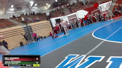 132 lbs Cons. Round 7 - Will Hruskoci, Fishers Tigers vs Zakai Hathaway, Indy West Wrestling