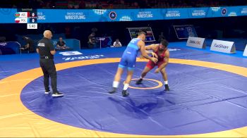 125 kg 1/2 Final - Giorgi Meshvildishvili, Azerbaijan vs Robert Baran, Poland