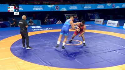 125 kg 1/2 Final - Giorgi Meshvildishvili, Azerbaijan vs Robert Baran, Poland