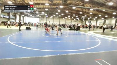 126 lbs Consi Of 16 #1 - Braden Wivell, PA vs Mark Evans, LA