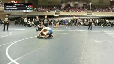 160 Championship Bracket Champ. Round 3 - Rex Ayshford, Kasson-Mantorville vs Caden Staab, Northfield