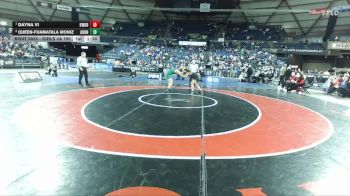 Girls 4A 190 lbs 1st Place Match - Dayna Vi, Kentwood (Girls) vs Queen-Fuamatala Moniz, Auburn (Girls)