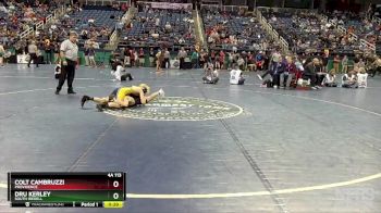 4A 113 lbs Cons. Round 3 - Dru Kerley, South Iredell vs Colt Cambruzzi, Providence