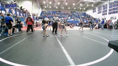 58 lbs Consi Of 8 #2 - Dawson Long, Kingfisher YellowJackets vs Braylen Jones, Newcastle Youth Wrestling