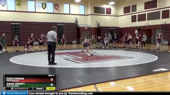 83-88 lbs 1st Place Match - Riker Dewitt, Williamsburg vs Zach Homan, Independence