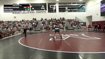 157 lbs Placement Matches (16 Team) - Maxximus Martinez, Mt. San Antonio College vs Sean Otero, Cerritos