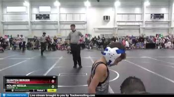 44 lbs Round 1 (10 Team) - Quinten Berger, Phoenix B vs Nolan Neglia, Warrior