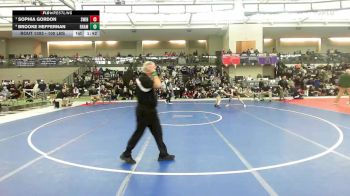 100 lbs Semifinal - Sophia Gordon, South Windsor vs Brooke Heffernan, RHAM