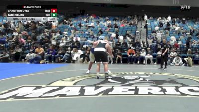 285 lbs Quarterfinal - Champion Dyes, Mullen vs Tate Killian, Canyon View UT