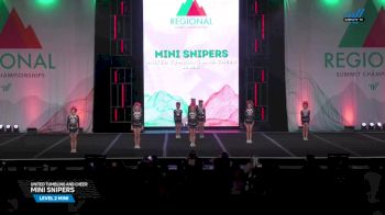United Tumbling and Cheer - Mini Snipers [2025 L2 Mini Day 2] 2025 The West Regional Summit & The Recreational Summit